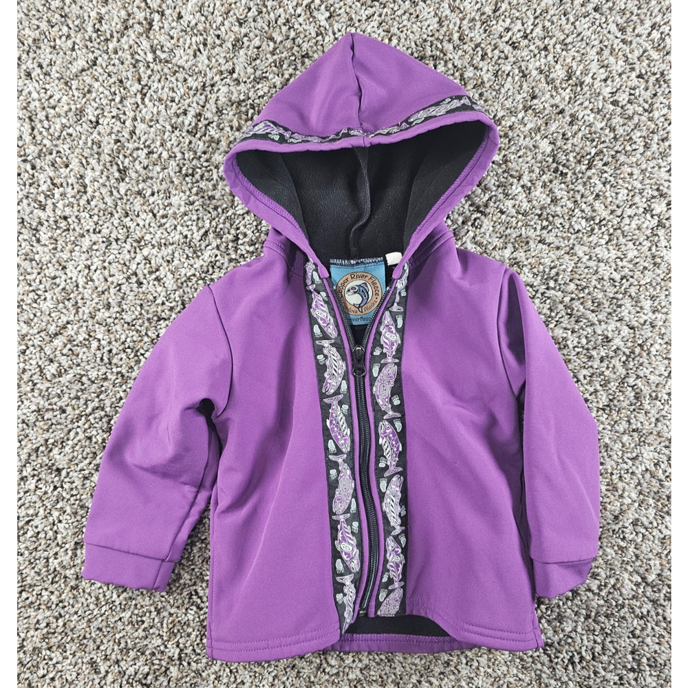 Copper River Fleece Girls Sz 2T BEACHBERRY JACKET (Softshell) Razzleberry